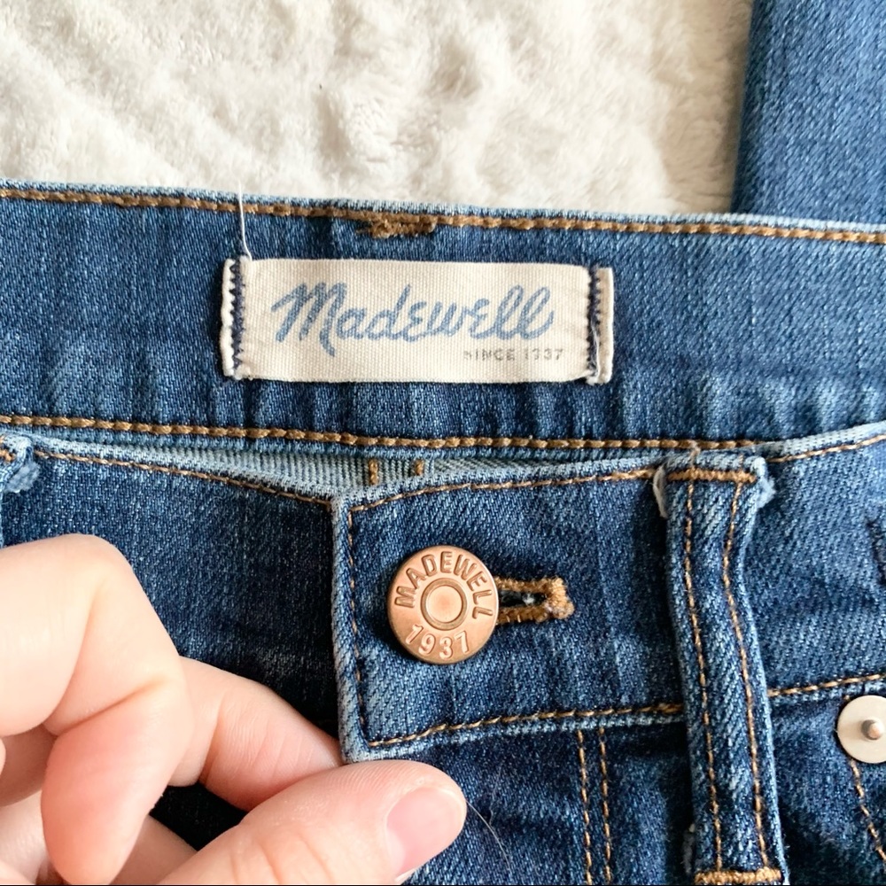MADEWELL High Riser Skinny Jeans Atlantic Wash 27 - Picture 7 of 7